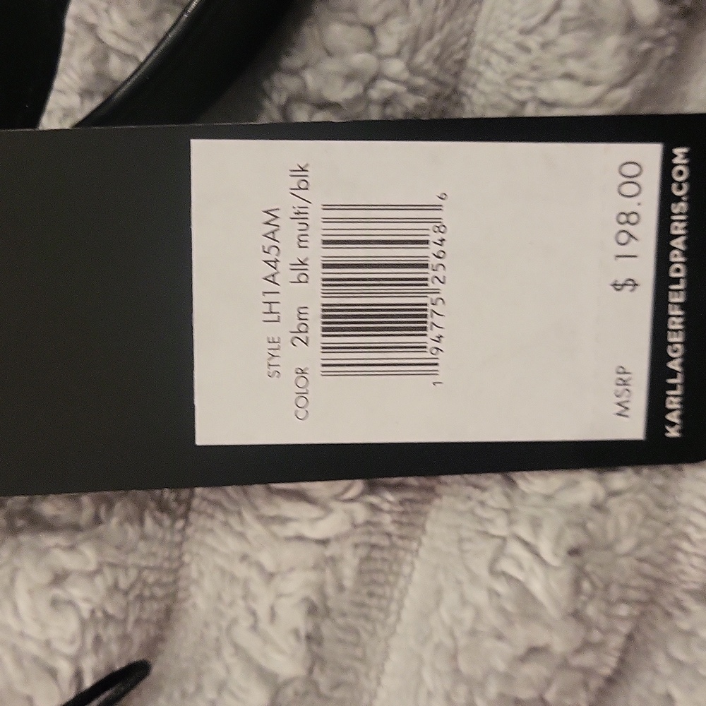 Karl Lagerfeld Black Multi Color Tote - Picture 11 of 16